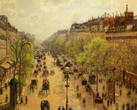 Pissarro, Camille - Boulevard Montmartre, Spring